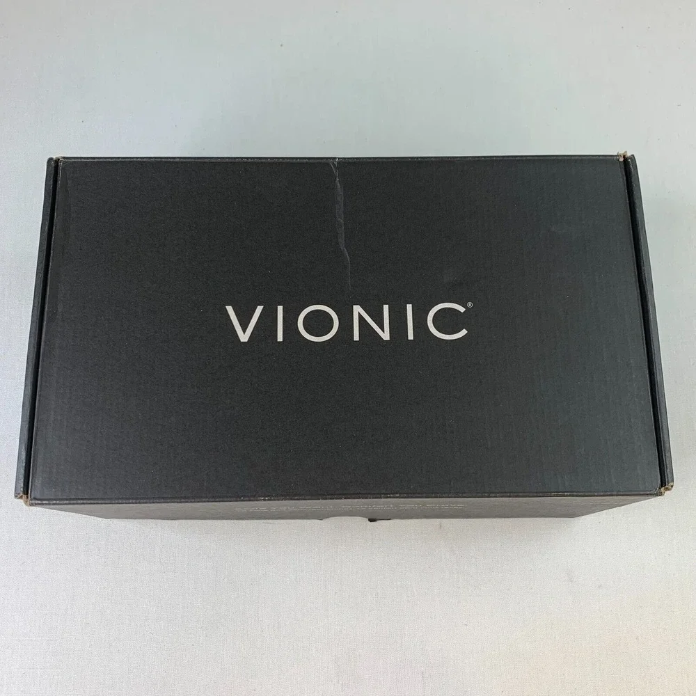 Vionic Mens‎ Blissful Rejuvenate Slider Cream Slip-On Strap Sandal Sz 11.5M